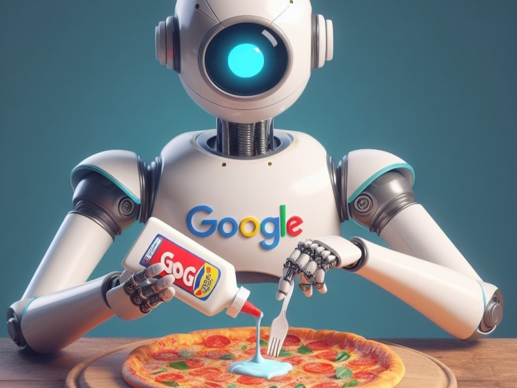 L’IA de Google recommande de mettre de la colle sur une pizza 