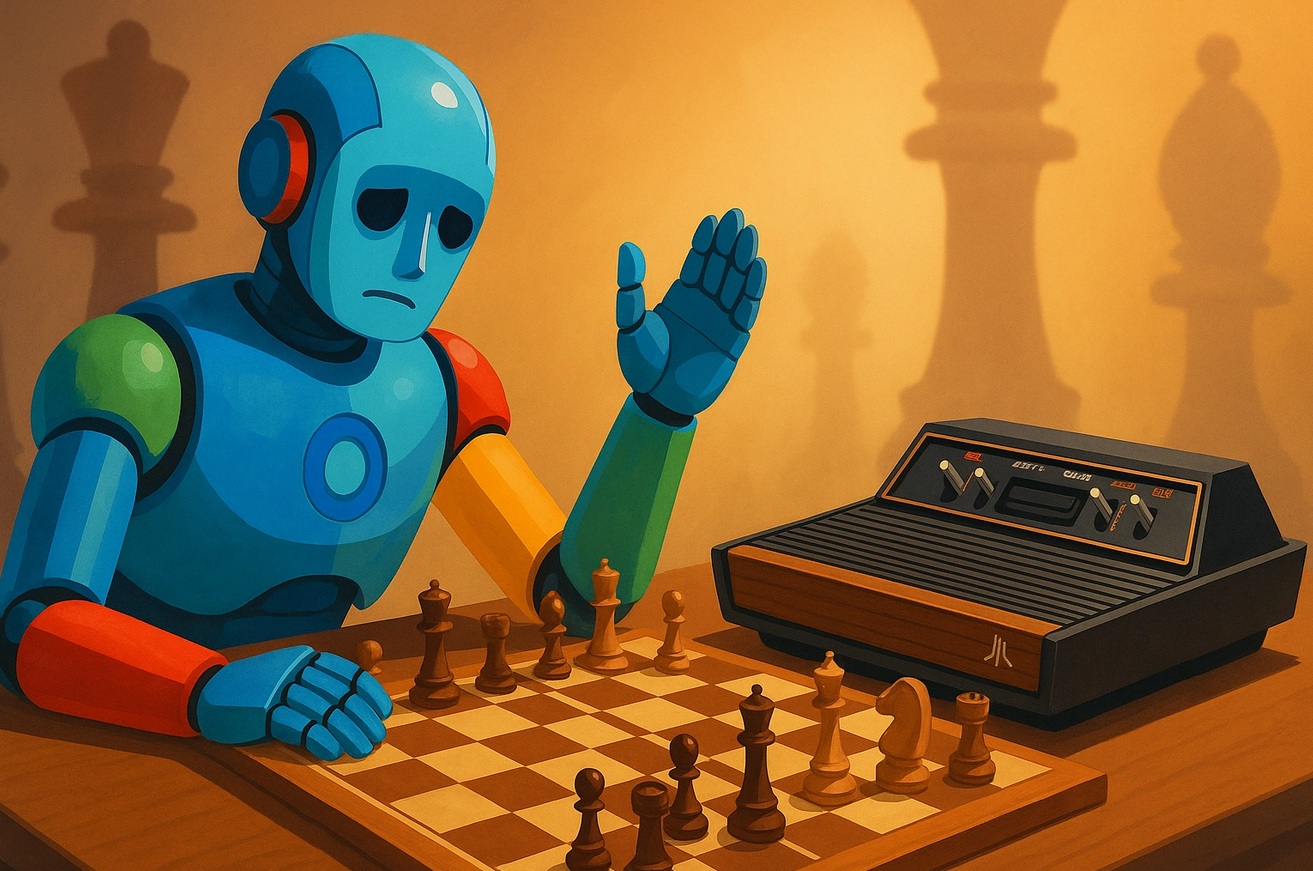 L'Atari 1977 met K.O. l'intelligence artificielle de Google 2025