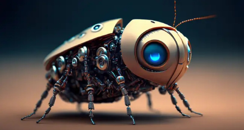 Une mouche espionne volante